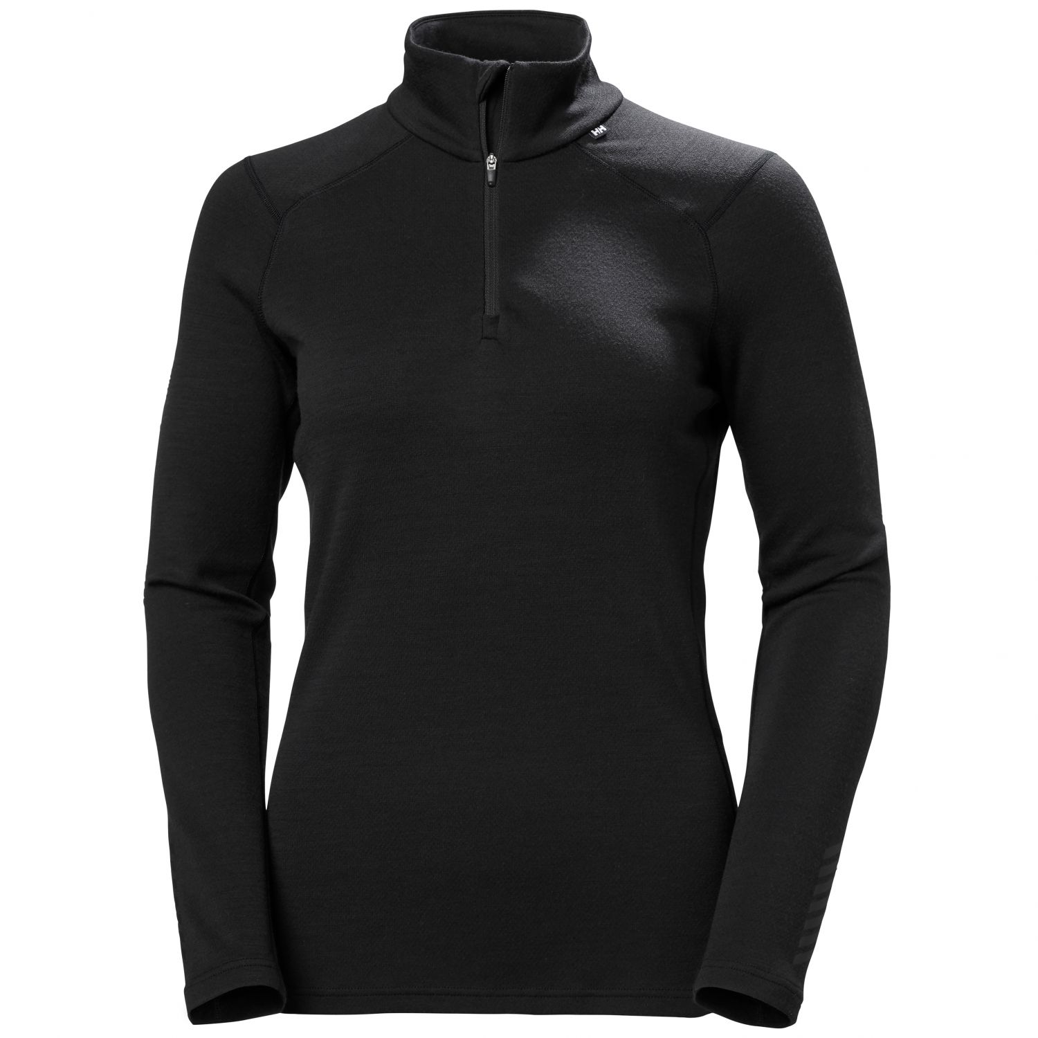 Helly Hansen Lifa Merino Midweight 1/2 Zip, donna, nero