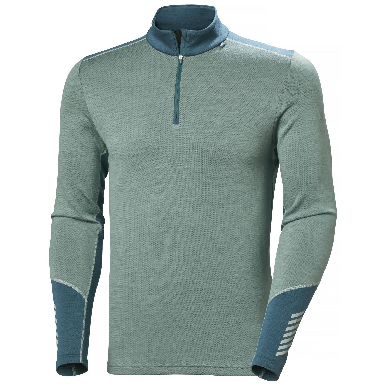 Helly Hansen Lifa Merino Midweight 1/2 Zip, Herr, Cactus