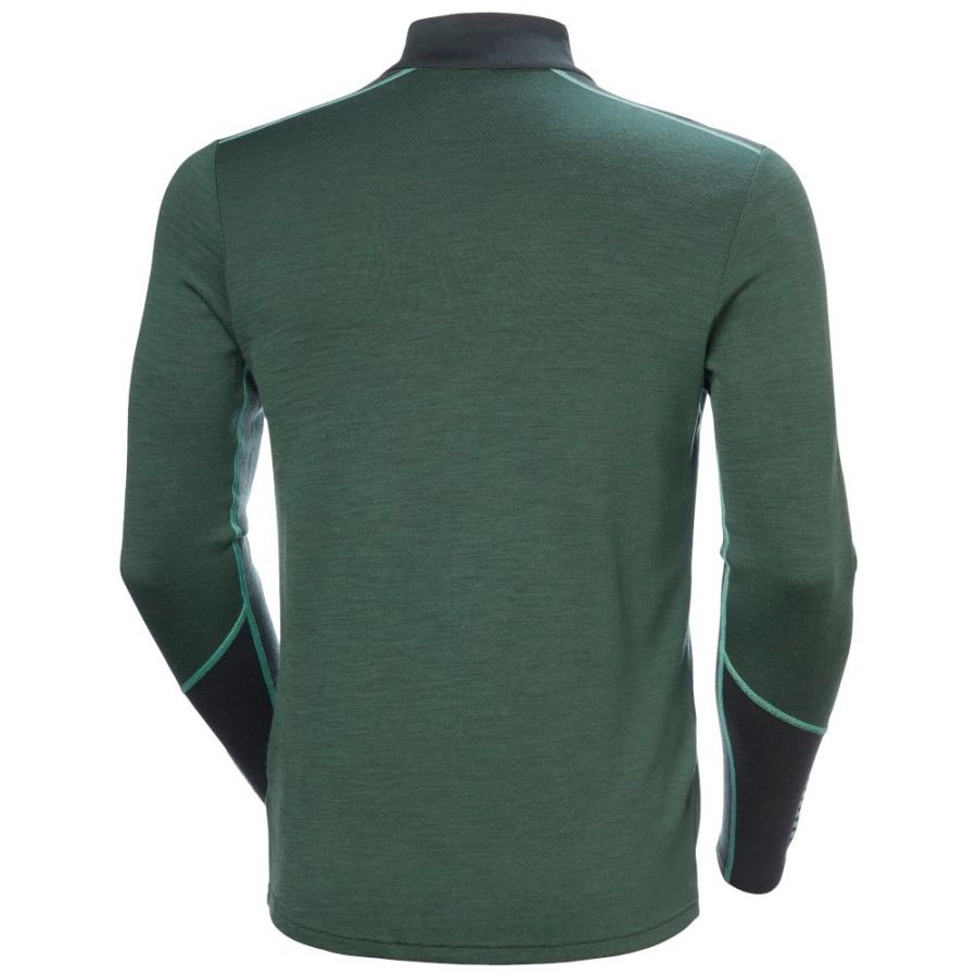 Helly Hansen Lifa Merino Midweight 1/2 Zip, men, jungle green