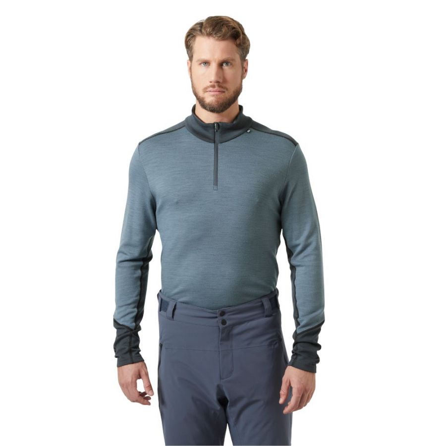 Helly Hansen Lifa Merino Midweight 1/2 Zip, men, washed navy