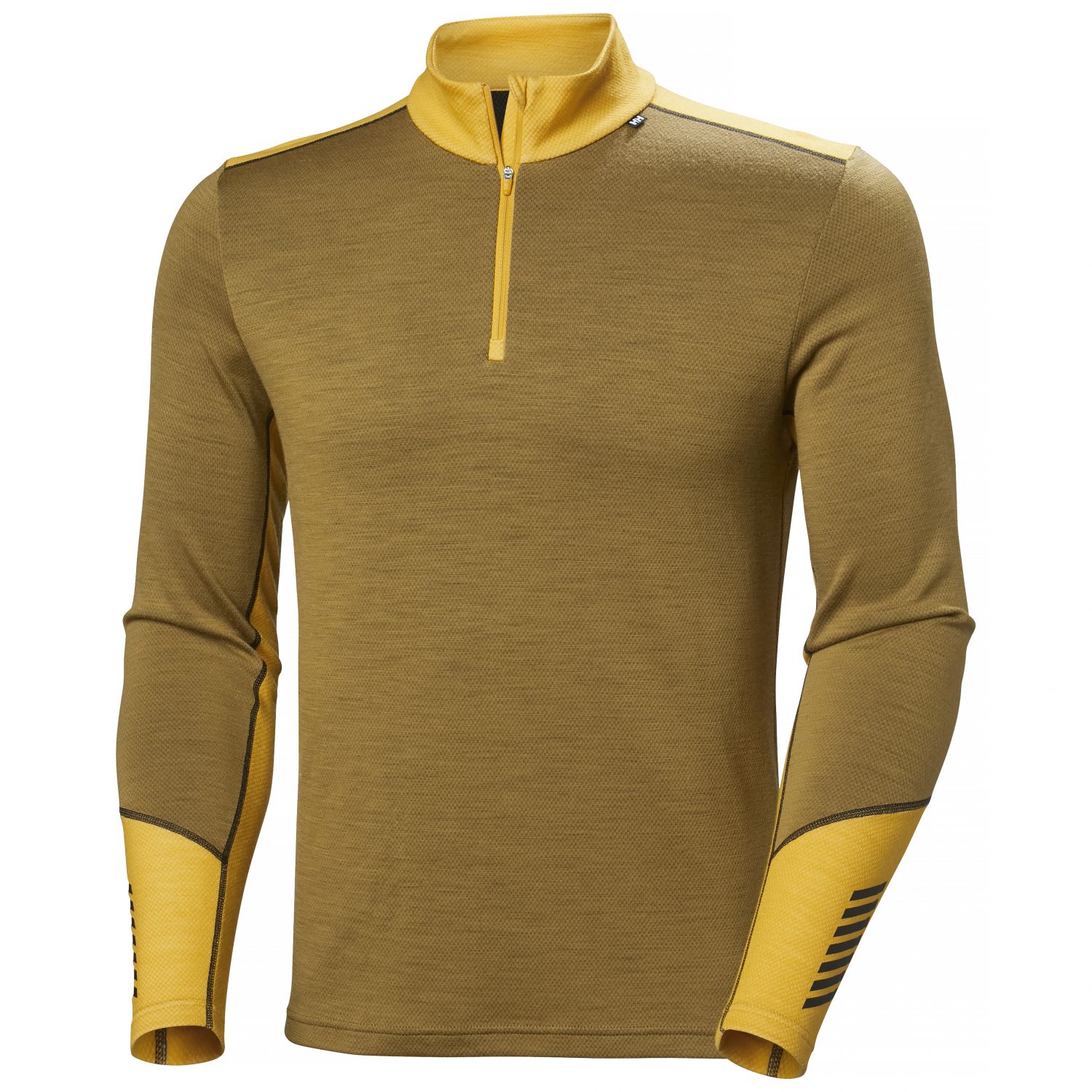 Helly Hansen Lifa Merino Midweight 1/2 Zip, meneer, lichtbruin