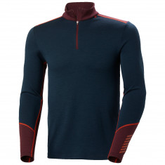 Helly Hansen Lifa Merino Midweight 1/2 Zip, męski, ciemnoniebieski