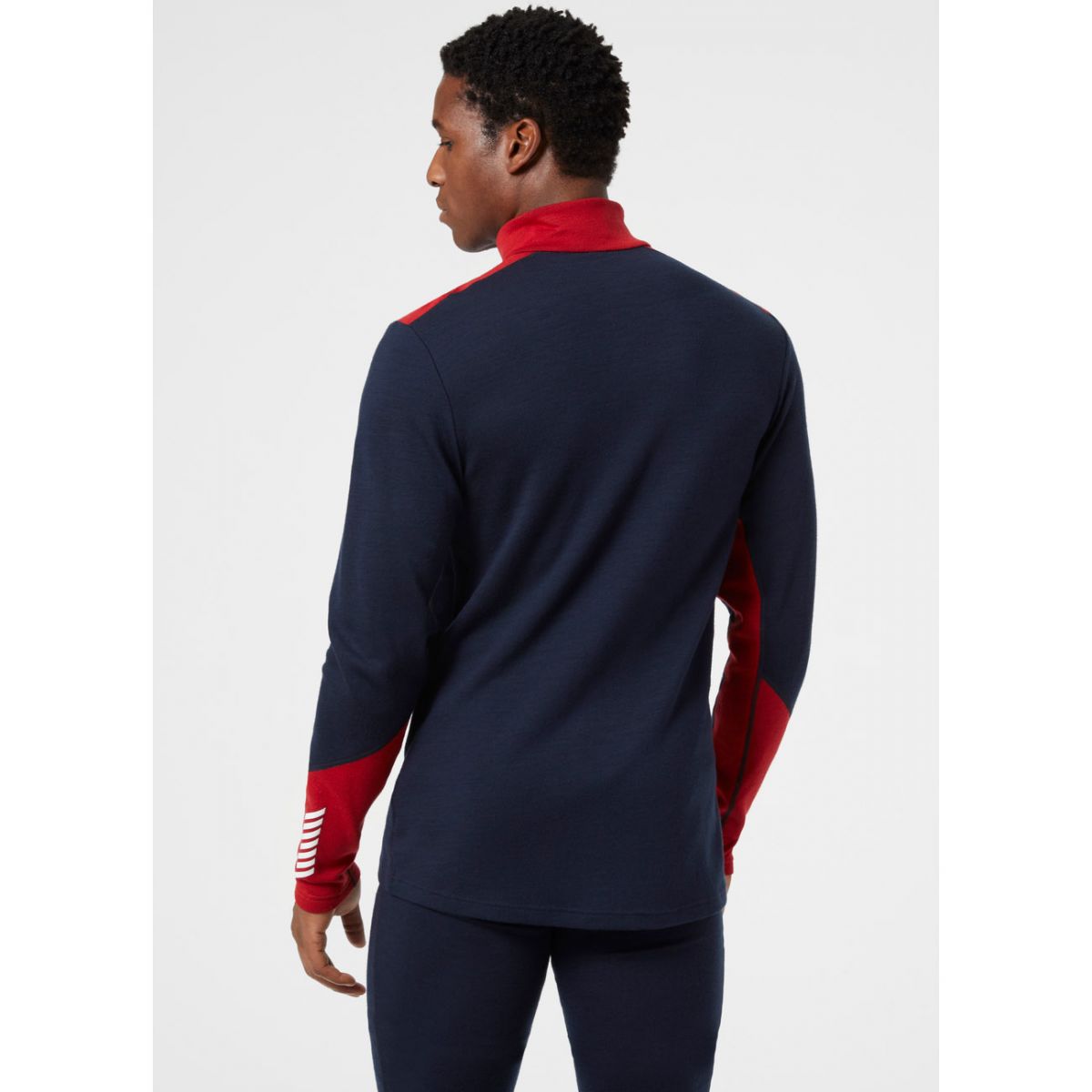 Helly Hansen Lifa Merino Midweight 1/2 Zip, męski, granatowy