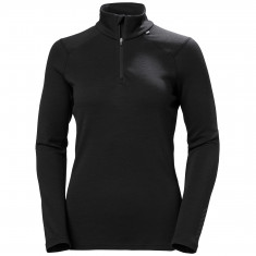 Helly Hansen Lifa Merino Midweight 1/2 Zip, női, fekete