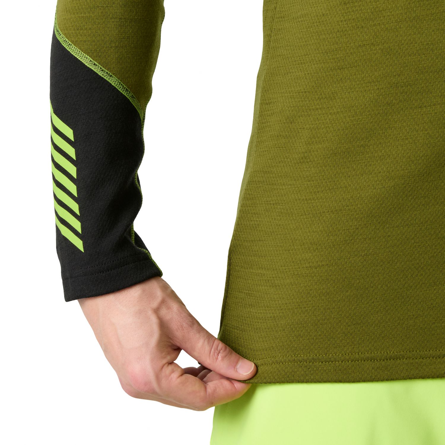 Helly Hansen Lifa Merino Midweight 1/2 Zip, pánske, zelená