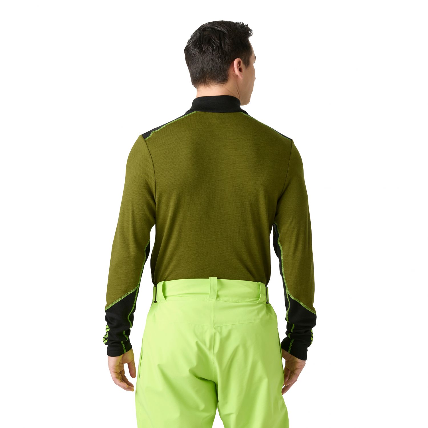 Helly Hansen Lifa Merino Midweight 1/2 Zip, pánske, zelená