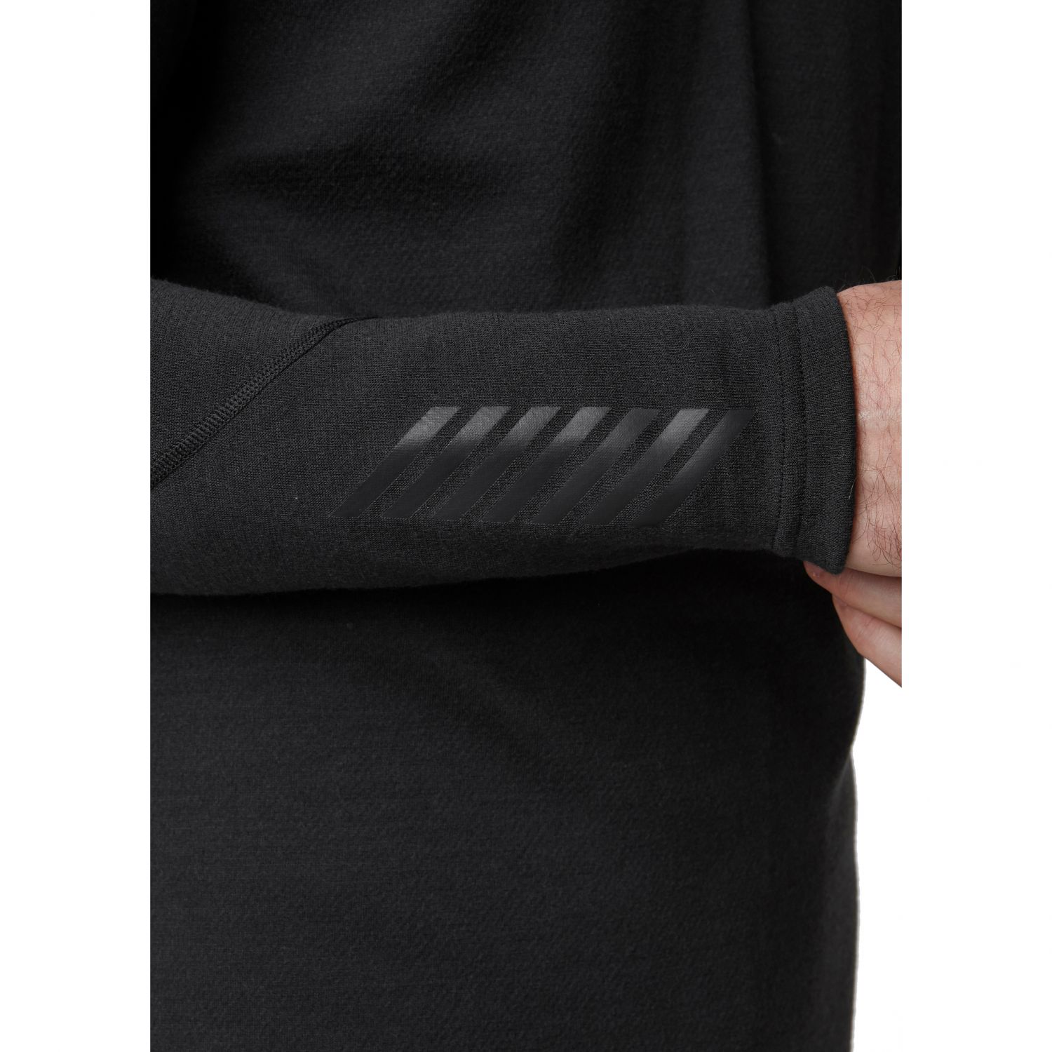 Helly Hansen Lifa Merino Midweight 1/2 Zip, uomo, nero