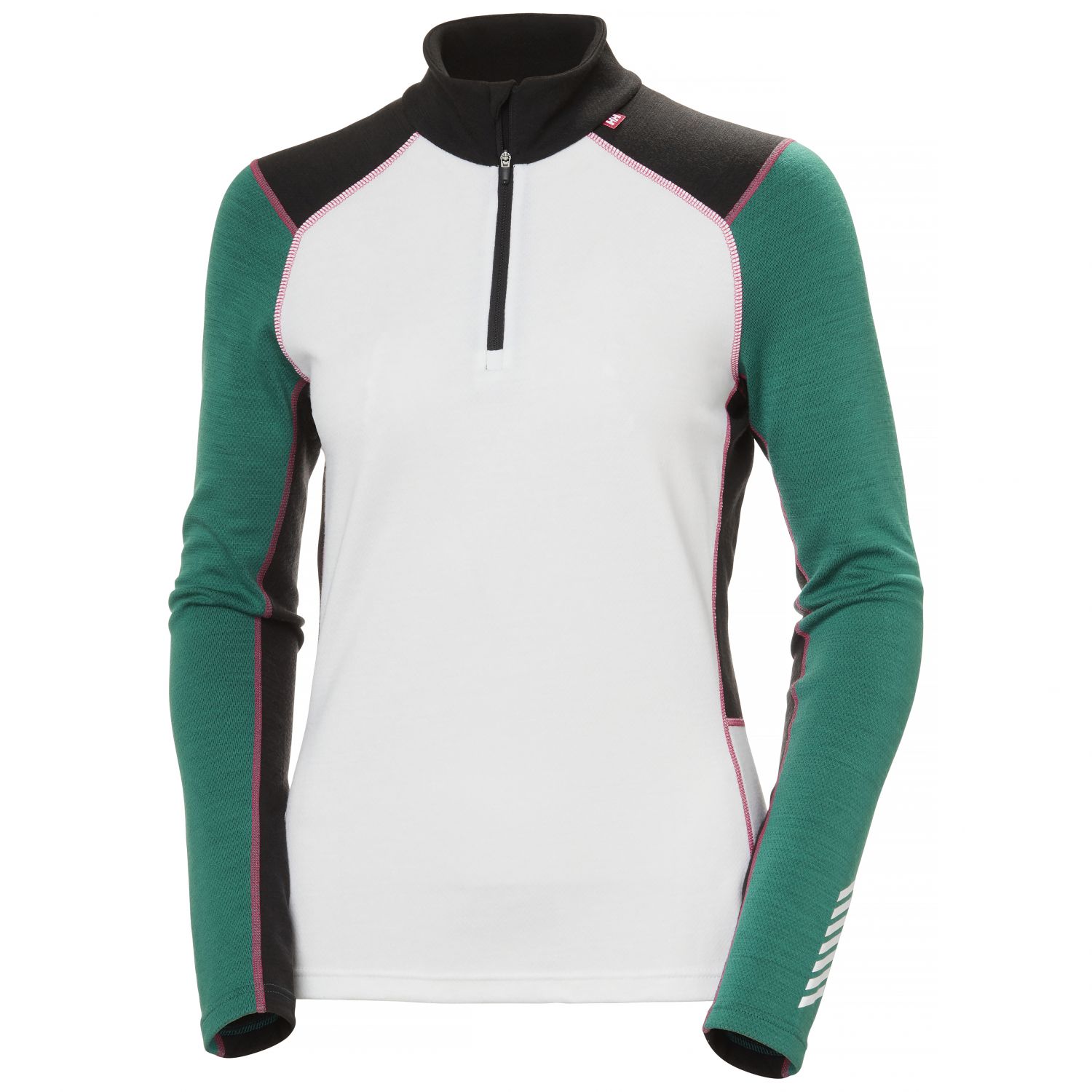 Helly Hansen Lifa Merino Midweight 1/2 Zip, women, emerald