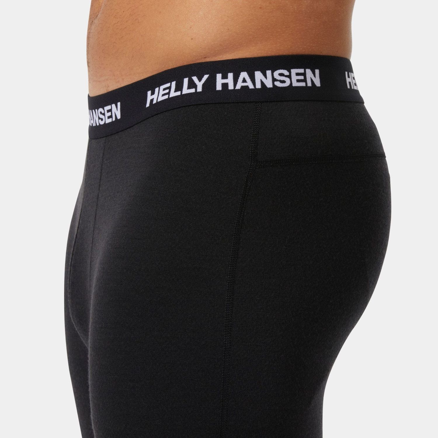 Helly Hansen Lifa Merino Midweight 3/4 Pant, bărbați, negru