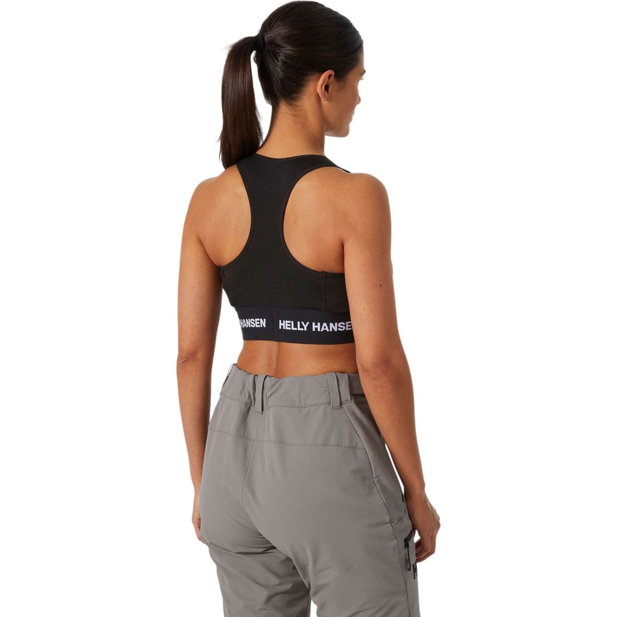 Helly Hansen Lifa Merino Midweight Bra, dame, sort