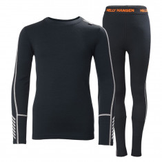 Helly Hansen Lifa Merino Midweight, conjunto, júnior, azul marinho