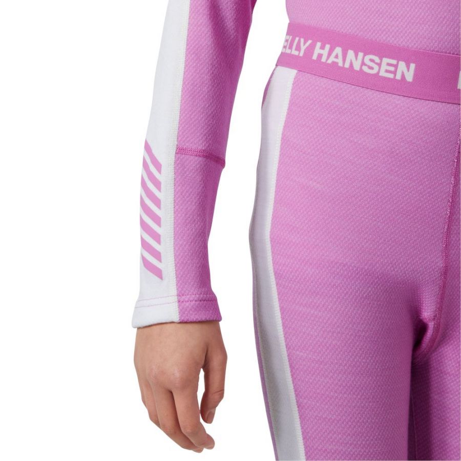 Helly Hansen Lifa Merino Midweight, conjunto, júnior, cor-de-rosa