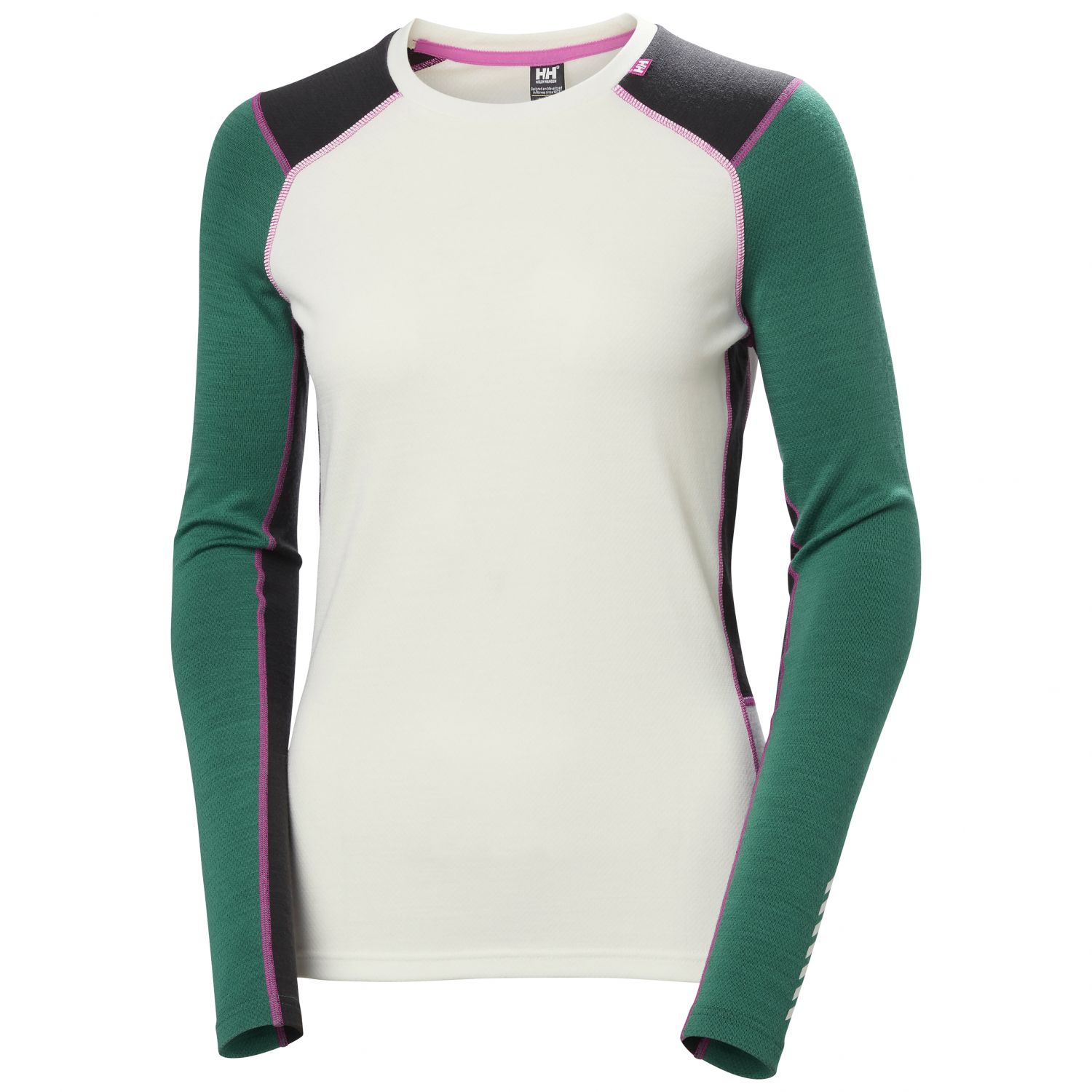 Helly Hansen Lifa Merino Midweight Crew, Dam, Grön