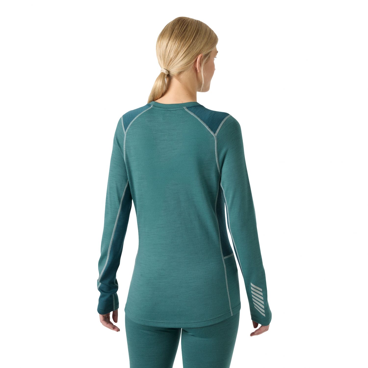 Helly Hansen Lifa Merino Midweight Crew, dámske, zelená