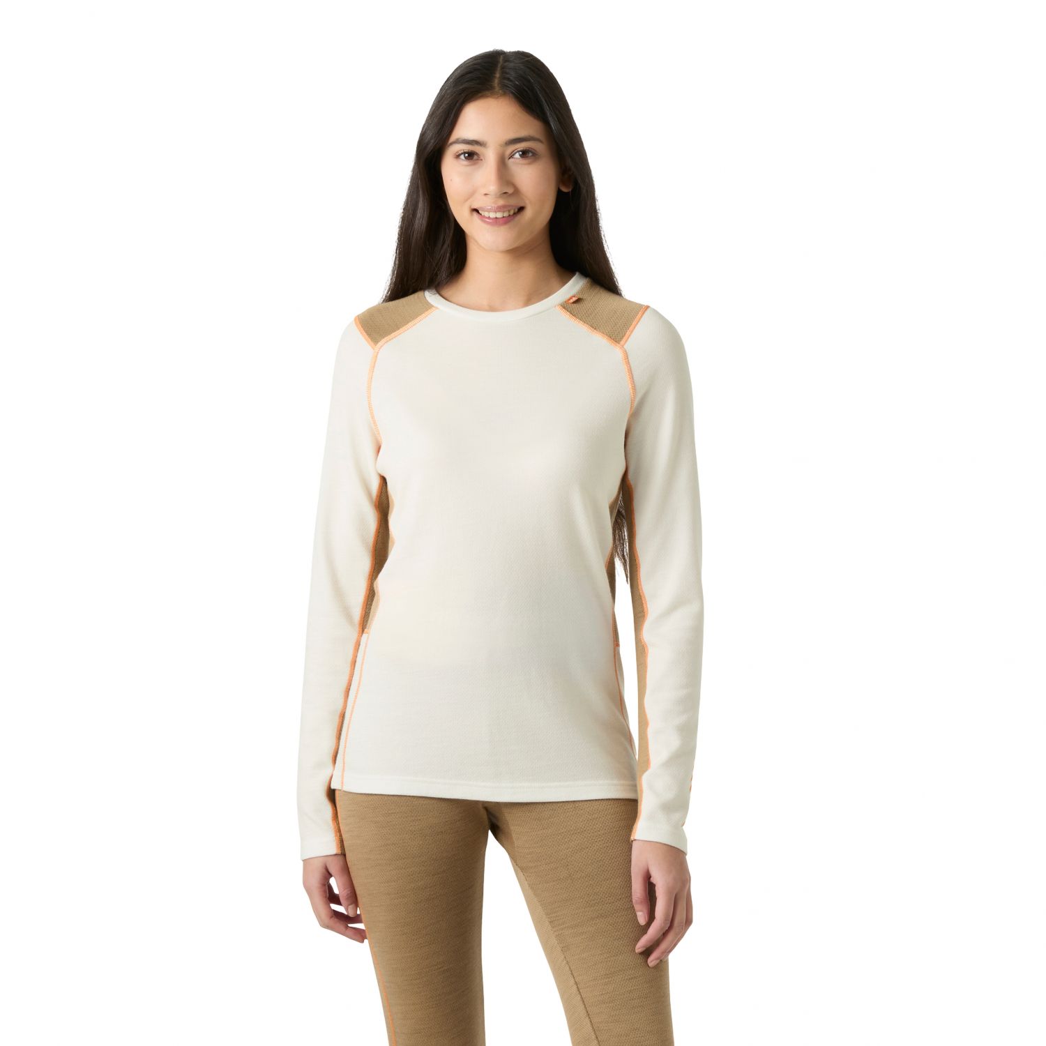 Helly Hansen Lifa Merino Midweight Crew, feminino, branco
