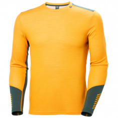 Helly Hansen Lifa Merino Midweight Crew, Herr, Gul
