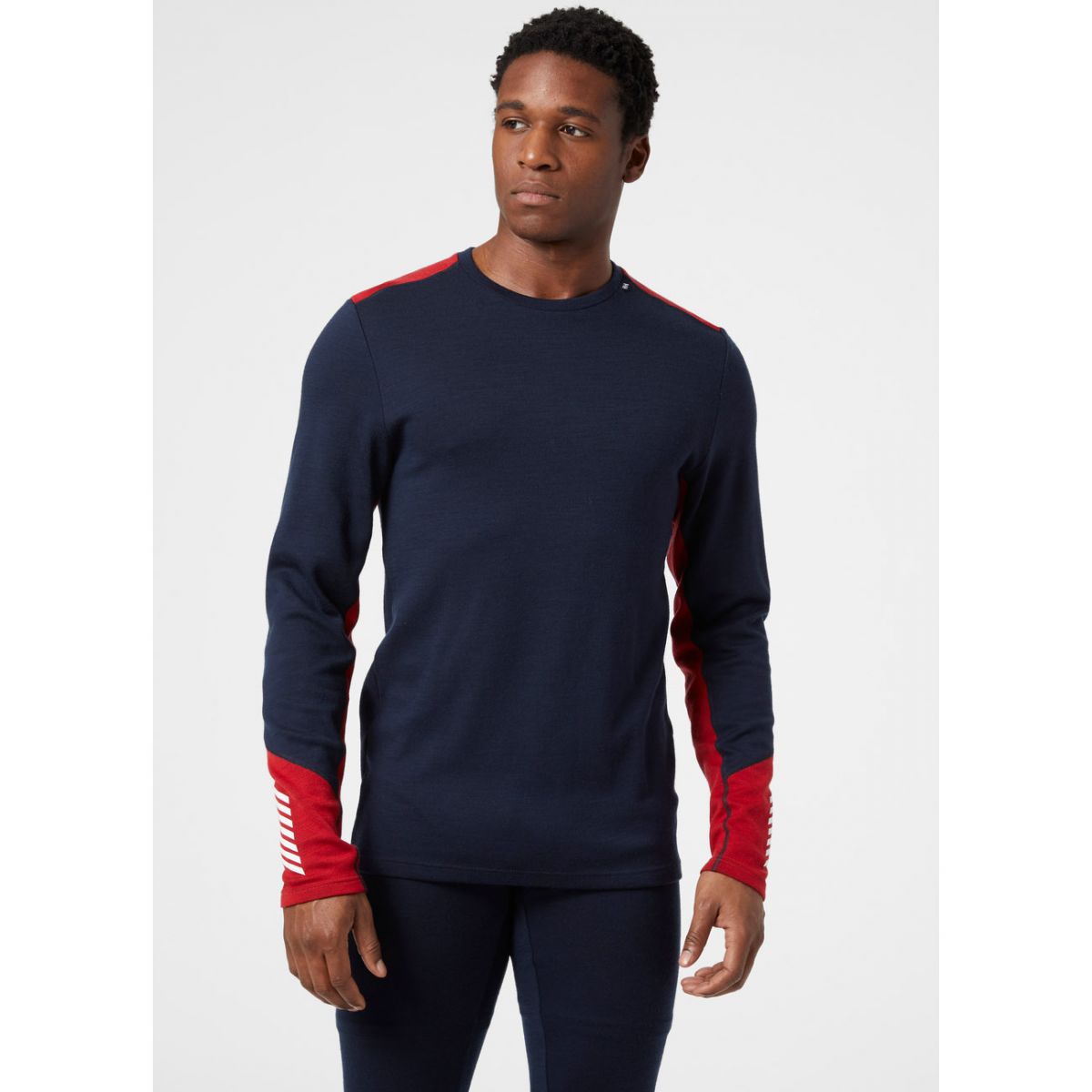 Helly Hansen Lifa Merino Midweight Crew, hombre, navy
