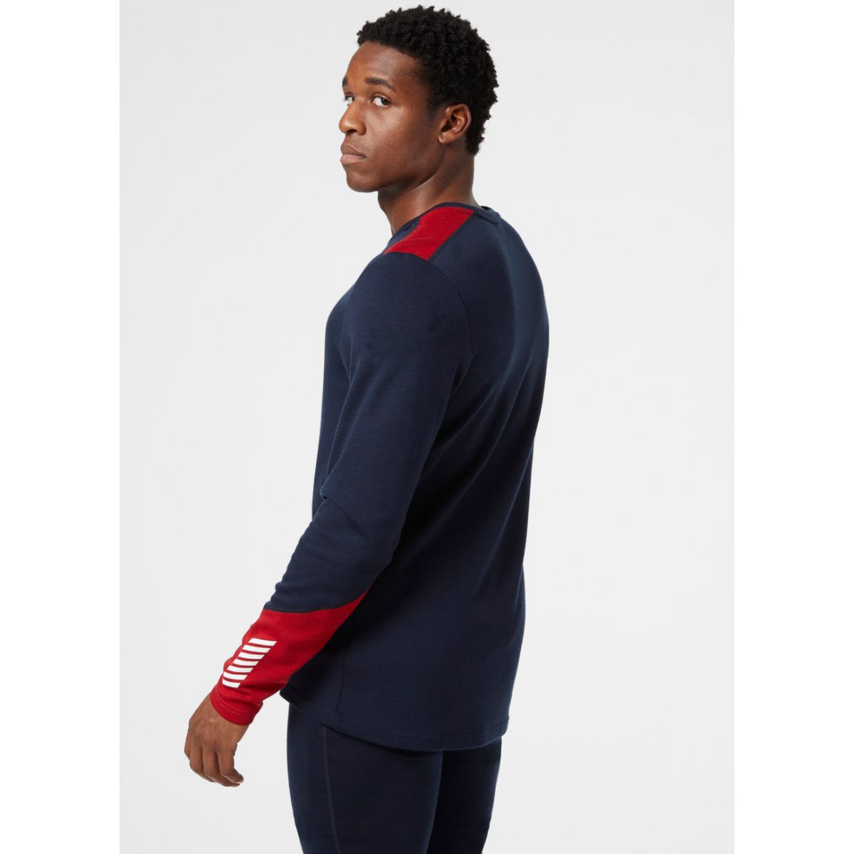 Helly Hansen Lifa Merino Midweight Crew, hombre, navy
