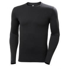 Helly Hansen Lifa Merino Midweight Crew, Hombre, Negro