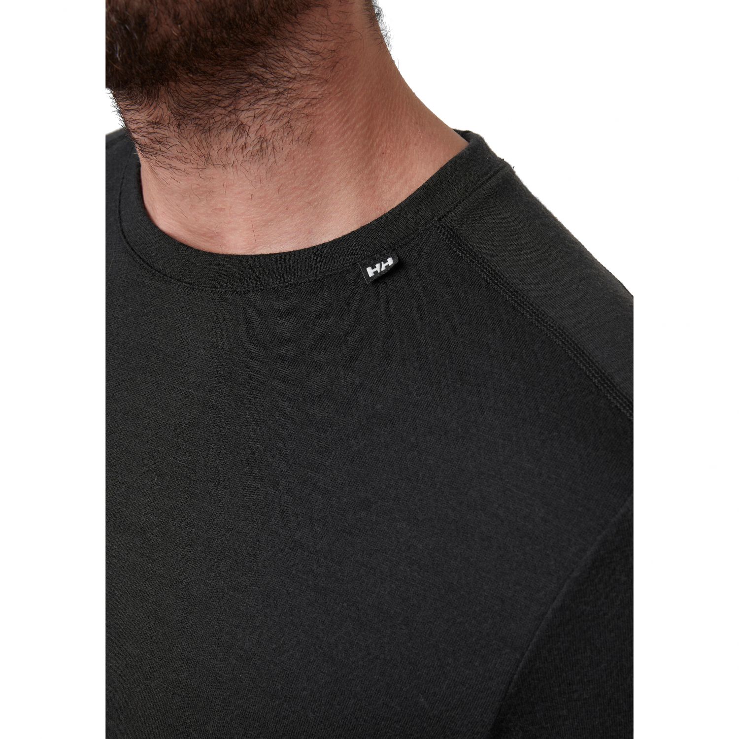 Helly Hansen Lifa Merino Midweight Crew, homem, preto