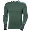 Helly Hansen Lifa Merino Midweight Crew, homme, vert foncé