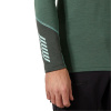 Helly Hansen Lifa Merino Midweight Crew, homme, vert foncé