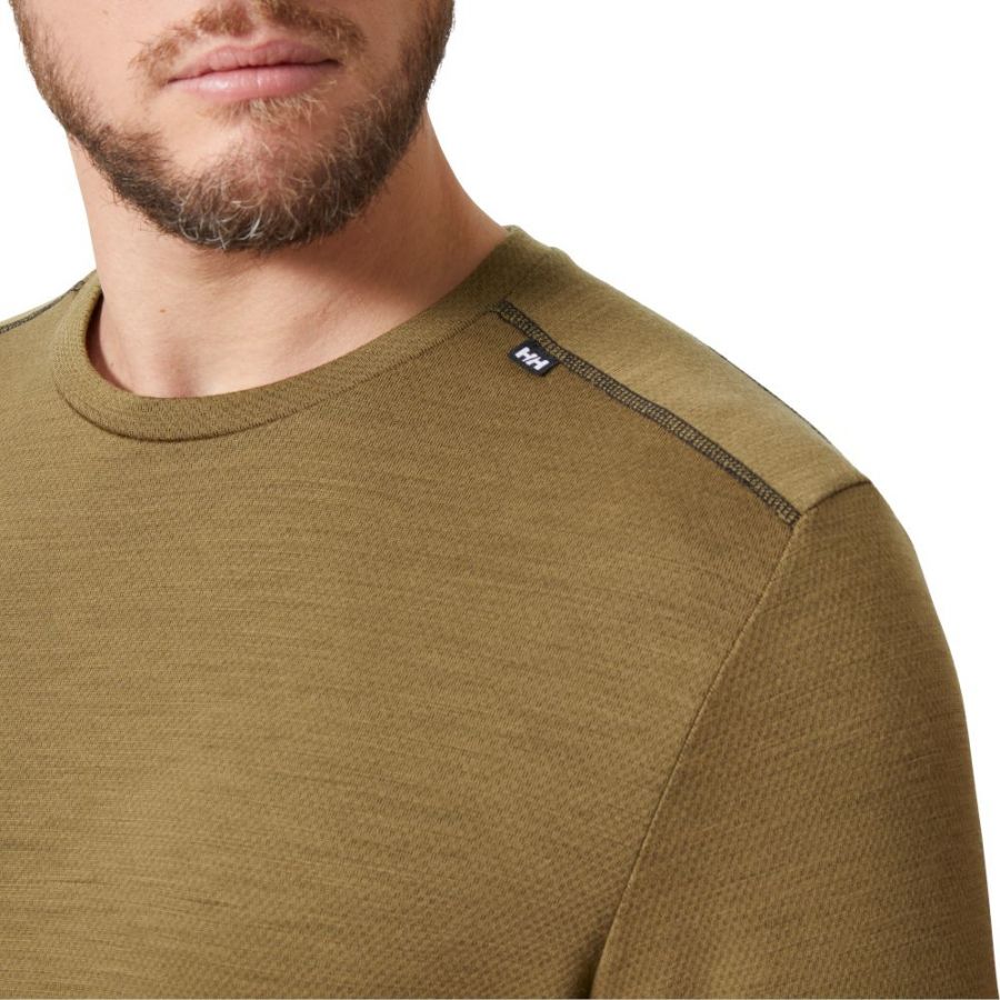 Helly Hansen Lifa Merino Midweight Crew, kurtka, br?zowy