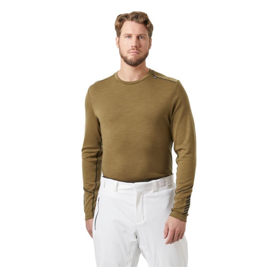 Helly Hansen Lifa Merino Midweight Crew, kurtka, br?zowy