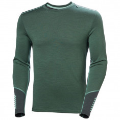 Helly Hansen Lifa Merino Midweight Crew, miehet, tummanvihreä