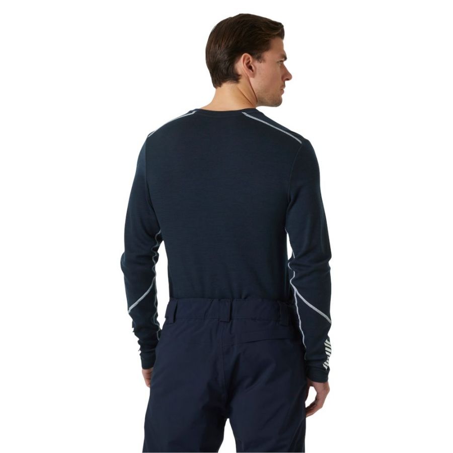 Helly Hansen Lifa Merino Midweight Crew, pánske, navy