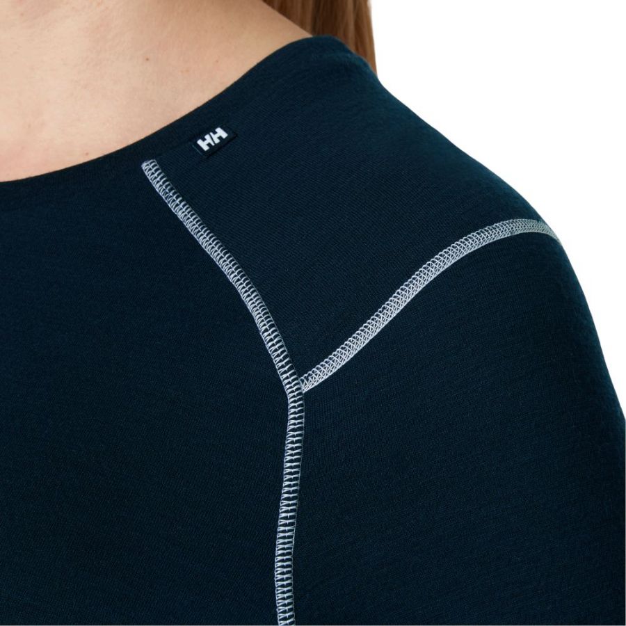 Helly Hansen Lifa Merino Midweight Crew Plus, dame, navy