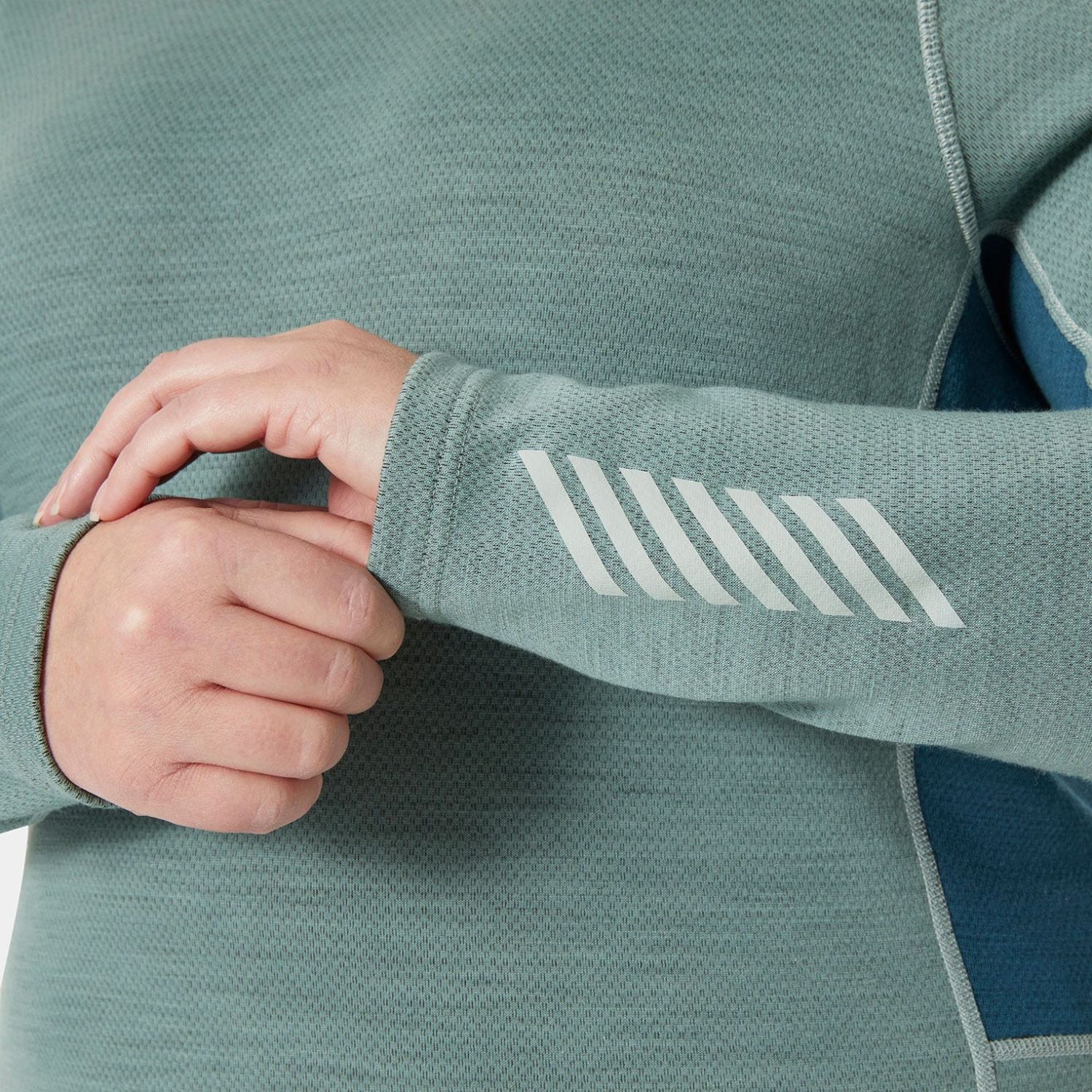 Helly Hansen Lifa Merino Midweight Crew Plus, dámské, cactus