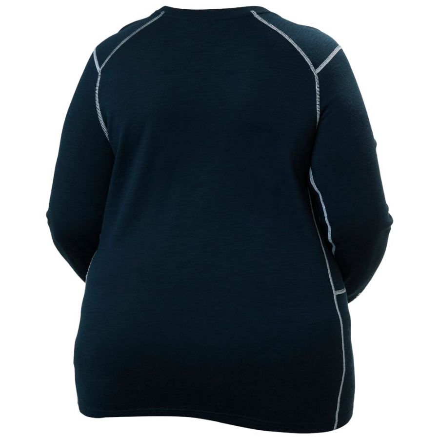 Helly Hansen Lifa Merino Midweight Crew Plus, femei, bleumarin