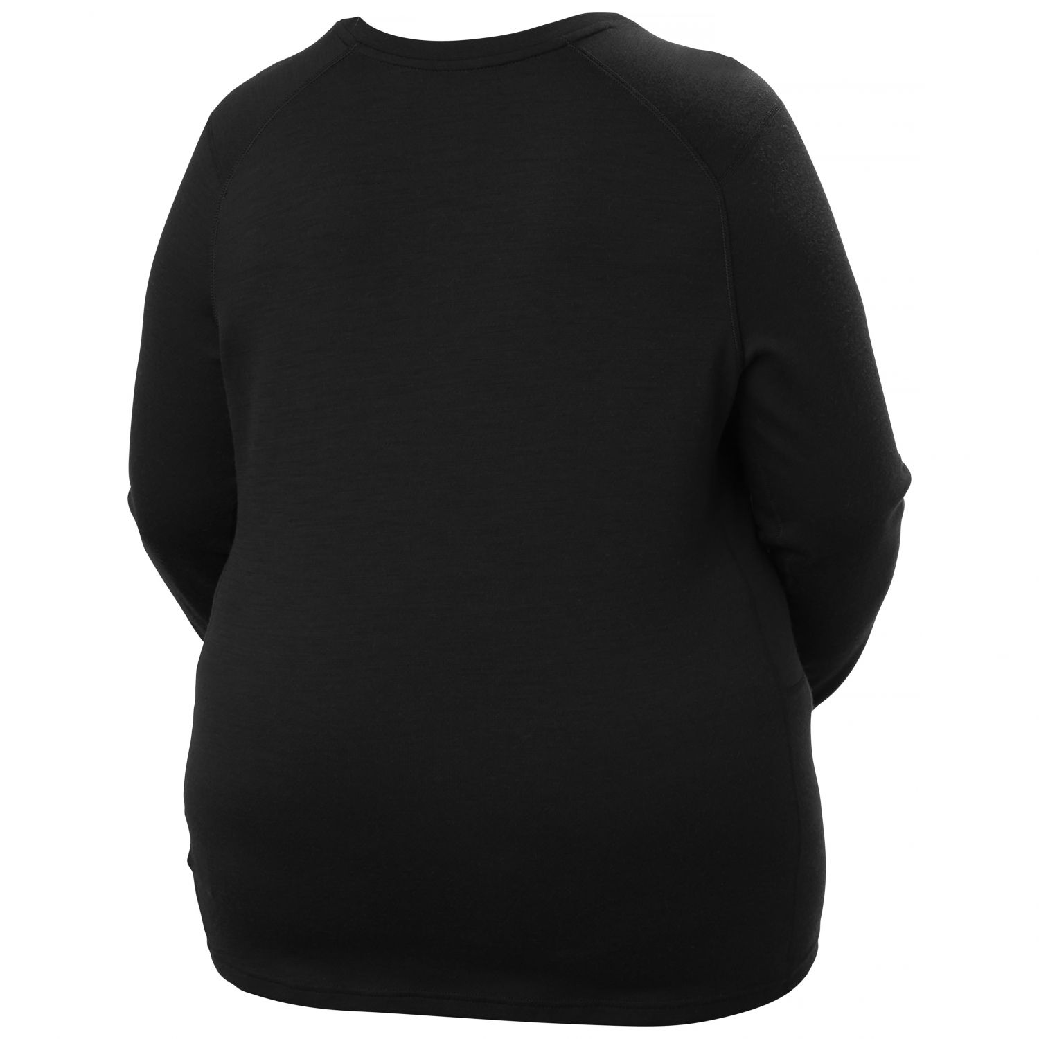 Helly Hansen Lifa Merino Midweight Crew Plus, mulher, preto