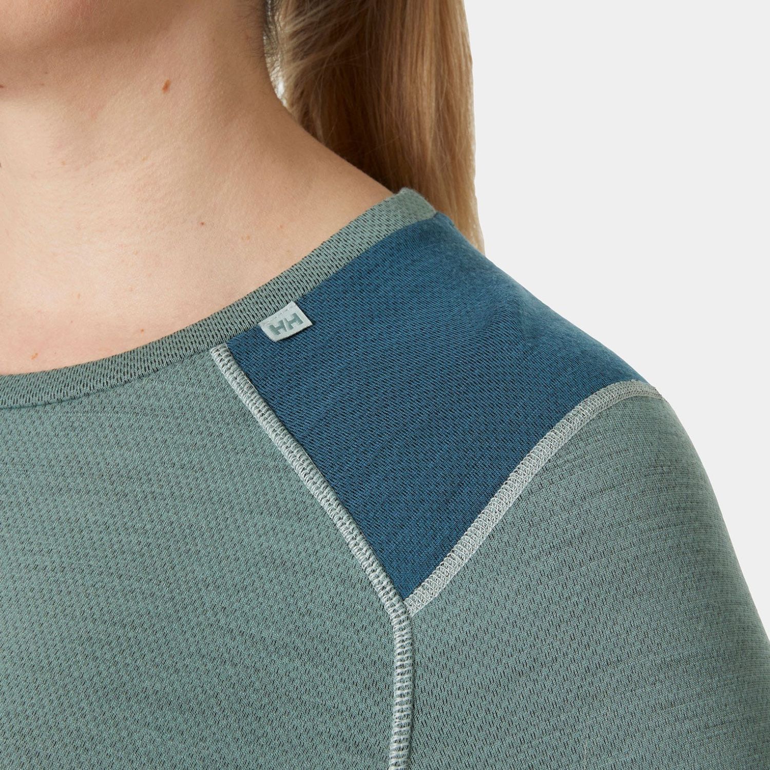 Helly Hansen Lifa Merino Midweight Crew Plus, women, cactus