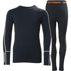 Helly Hansen Lifa Merino Midweight, ensemble, junior, navy