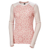 Helly Hansen Lifa Merino Midweight Graphic Crew, dame, lyserød