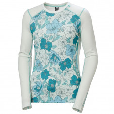 Helly Hansen Lifa Merino Midweight Graphic Crew, Damen, hellgrün