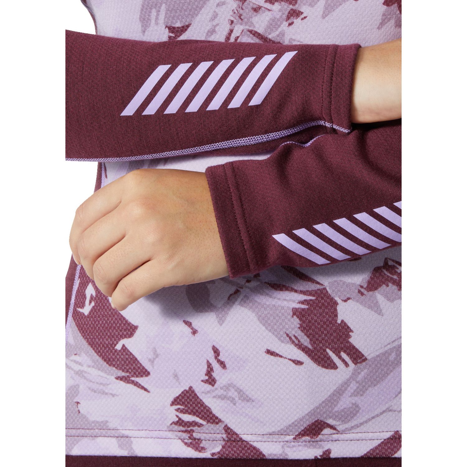 Helly Hansen Lifa Merino Midweight Graphic Crew, dámské, červená