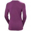 Helly Hansen Lifa Merino Midweight Graphic Crew, femmes, violet