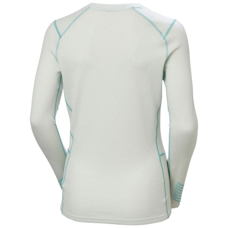 Helly Hansen Lifa Merino Midweight Graphic Crew, mulher, verde claro