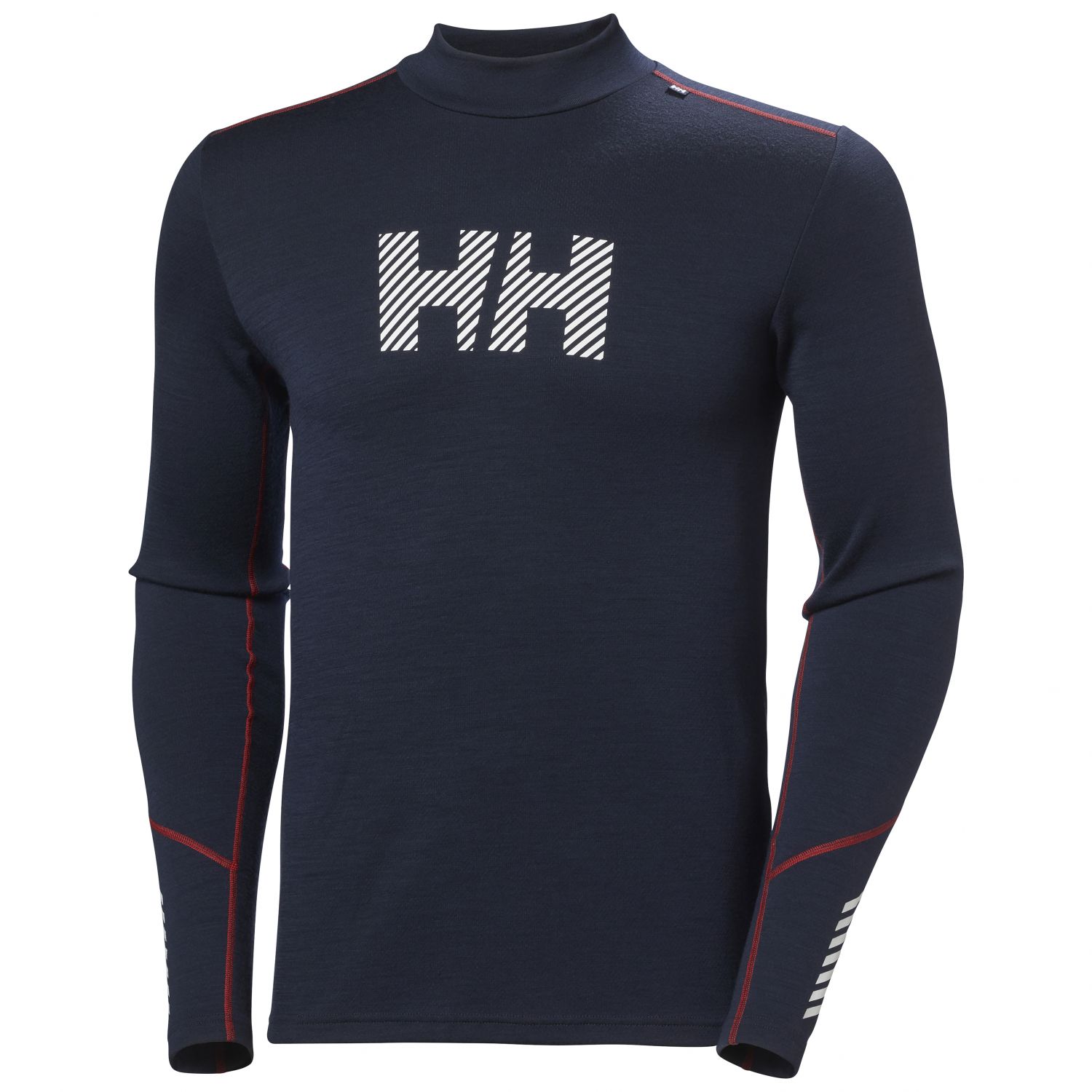 Helly Hansen Lifa Merino Midweight Logo, Herr, Navy