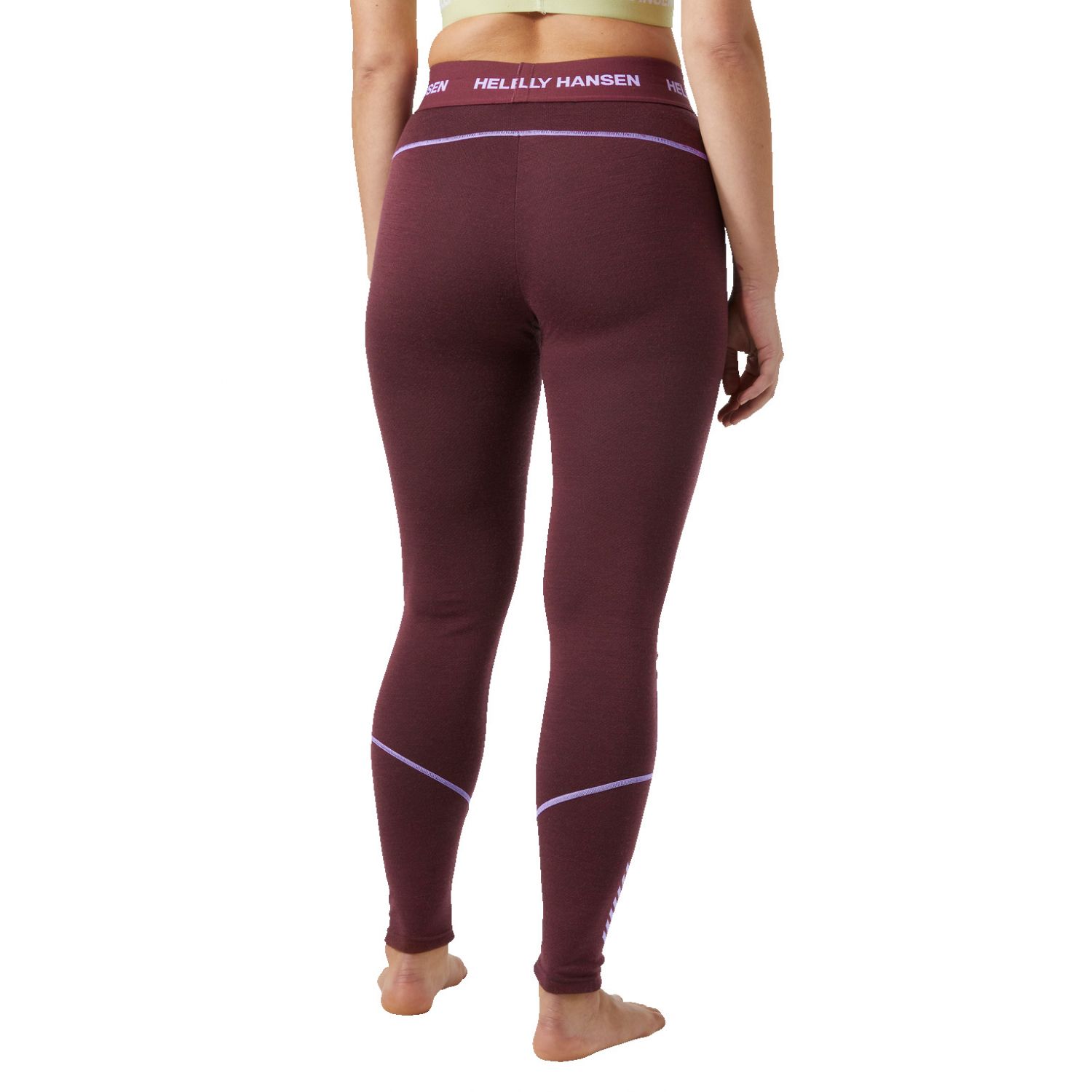 Helly Hansen Lifa Merino Midweight Pant, donna, rosso