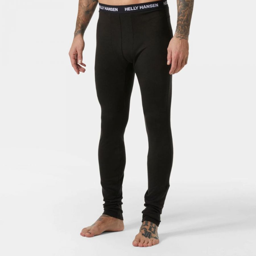 Helly Hansen Lifa Merino Midweight Pant, Hombre, Negro
