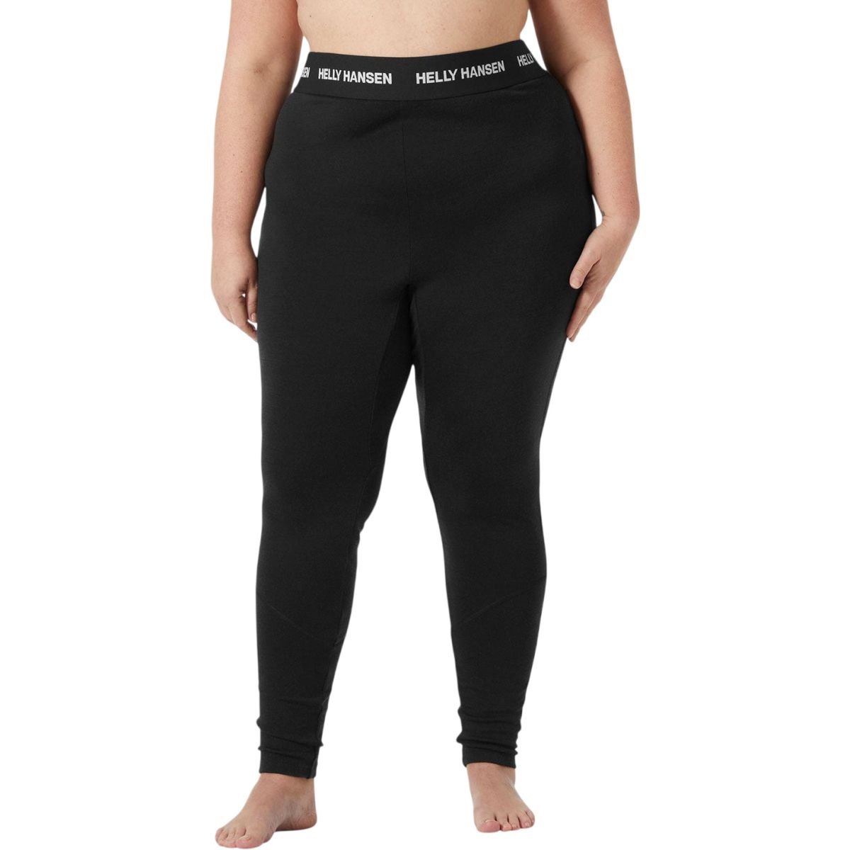 Helly Hansen Lifa Merino Midweight Pant Plus, Dame, Black