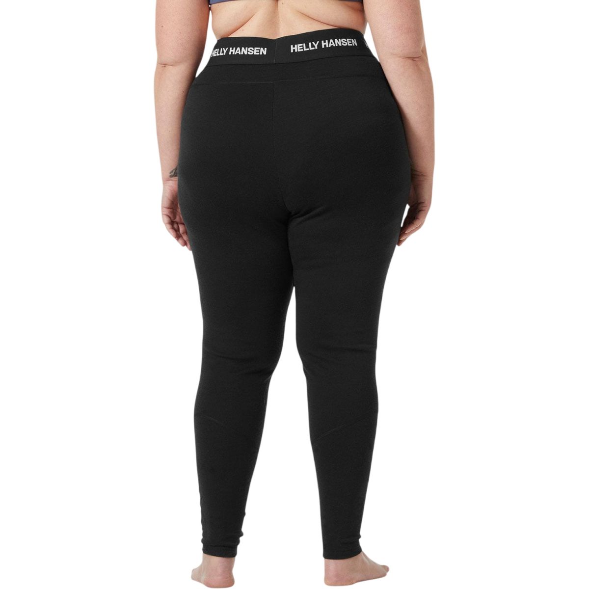 Helly Hansen Lifa Merino Midweight Pant Plus, dámske, čierna