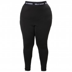 Helly Hansen Lifa Merino Midweight Pant Plus, donna, nero