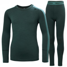 Helly Hansen Lifa Merino Midweight, set, junior, verde
