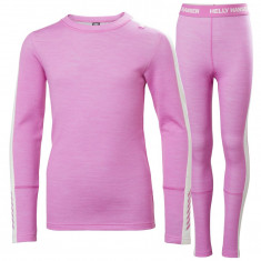 Helly Hansen Lifa Merino Midweight, setti, junior, pinkki