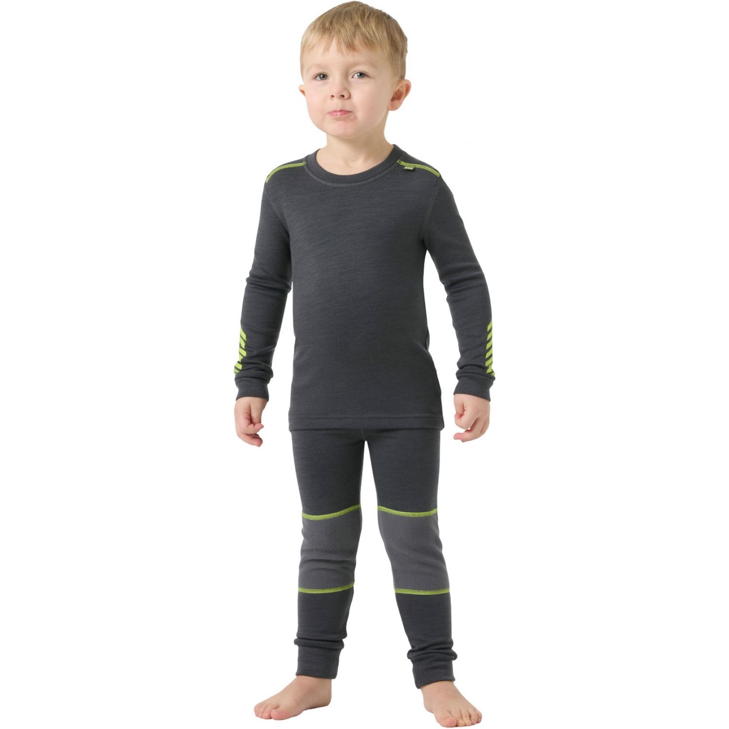 Helly Hansen Lifa Merino, sæt, børn, grå